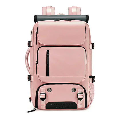 Drevila - Large Waterproof Travel Backpack with USB Charging Port